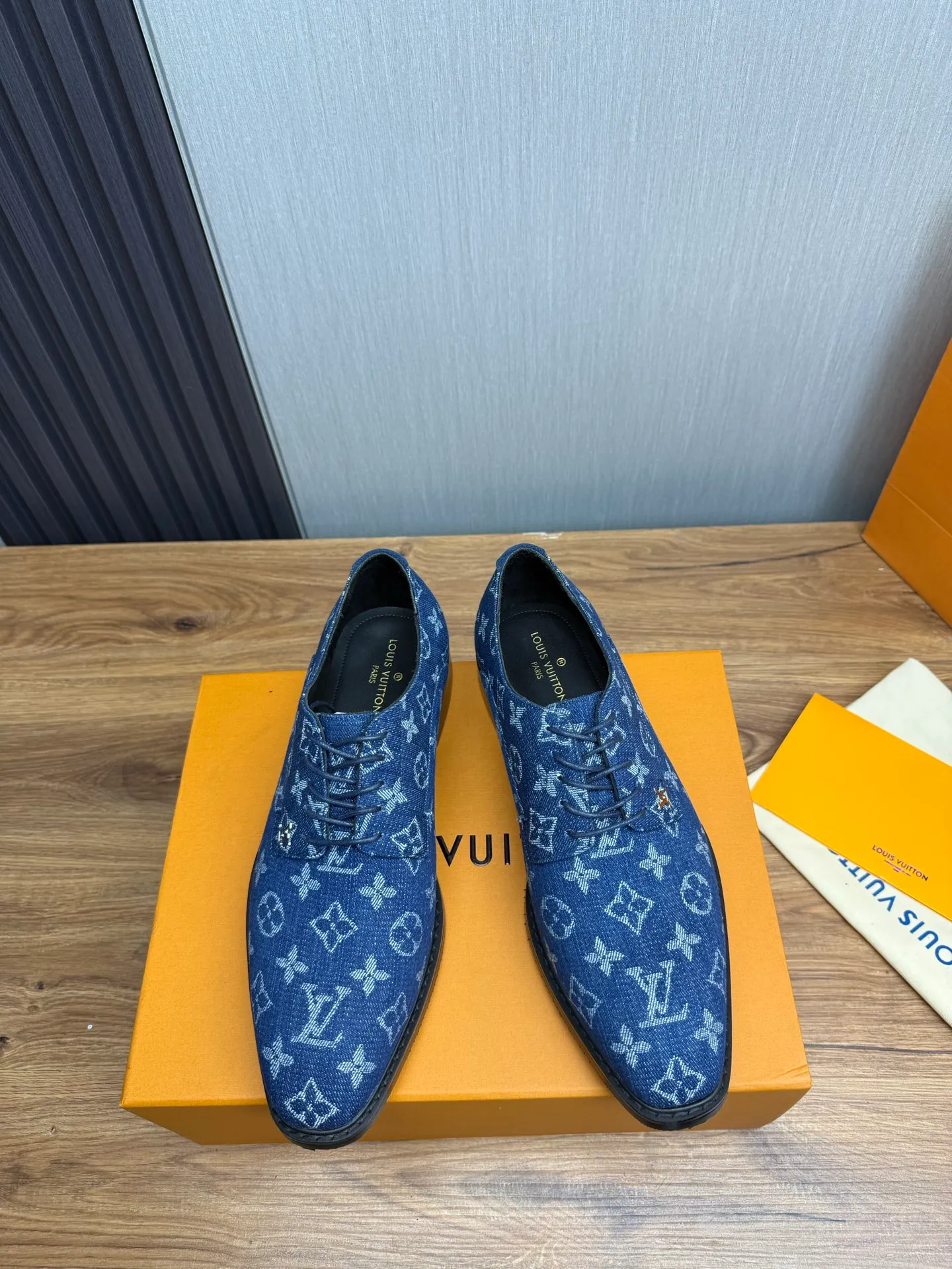 Factory 720💰 LV. Men's business casual leather shoes, all made of imported original brand leather, just to create a more comfortable wearing experience, original non-slip and wear-resistant outsole ✔️16-45 (38.45 non-refundable)